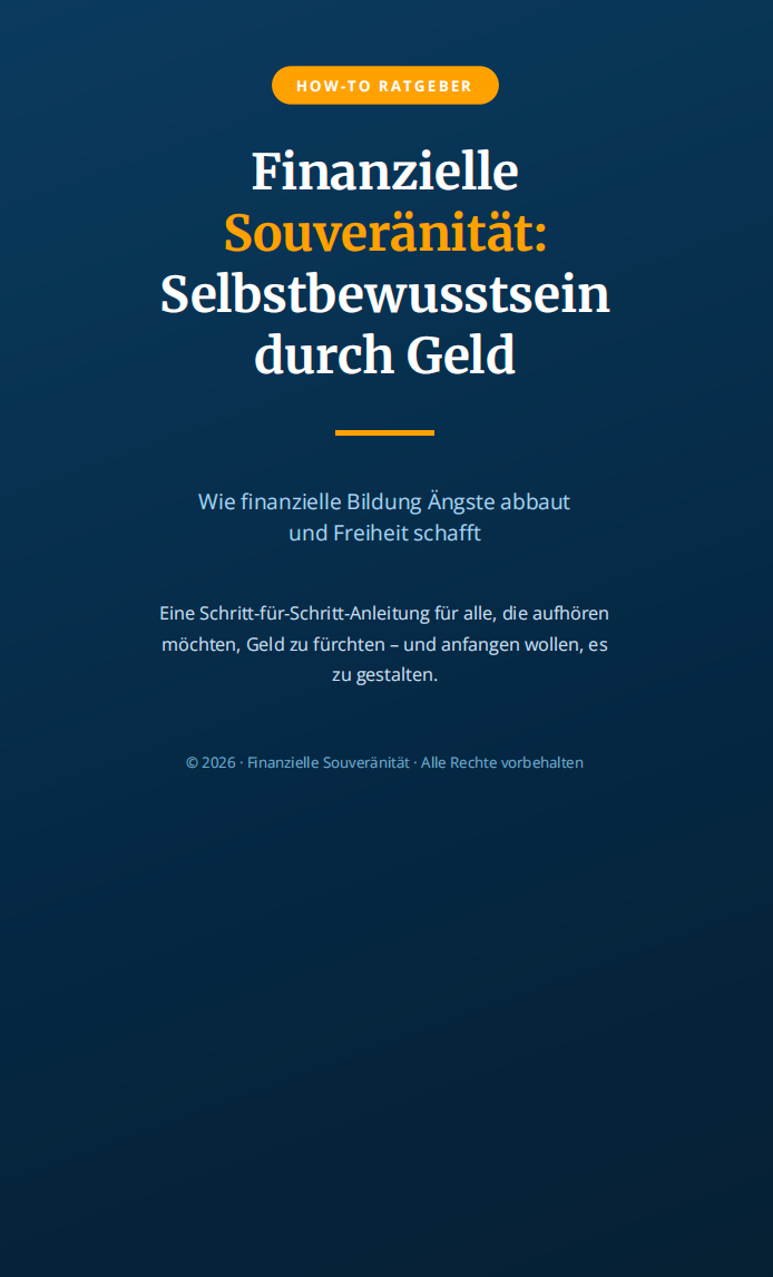 Finanzielle Souveränität: Selbstbewusstsein durch Geld